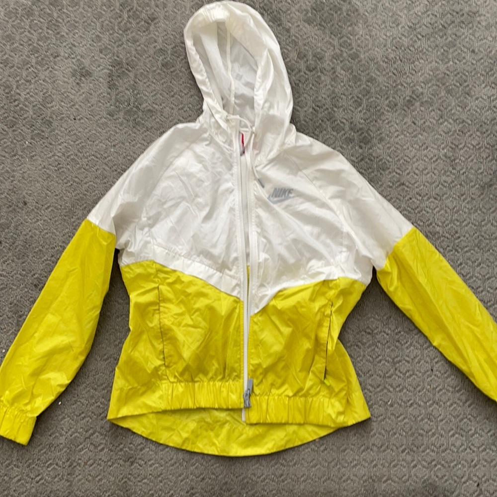 Yellow Nike windbreaker